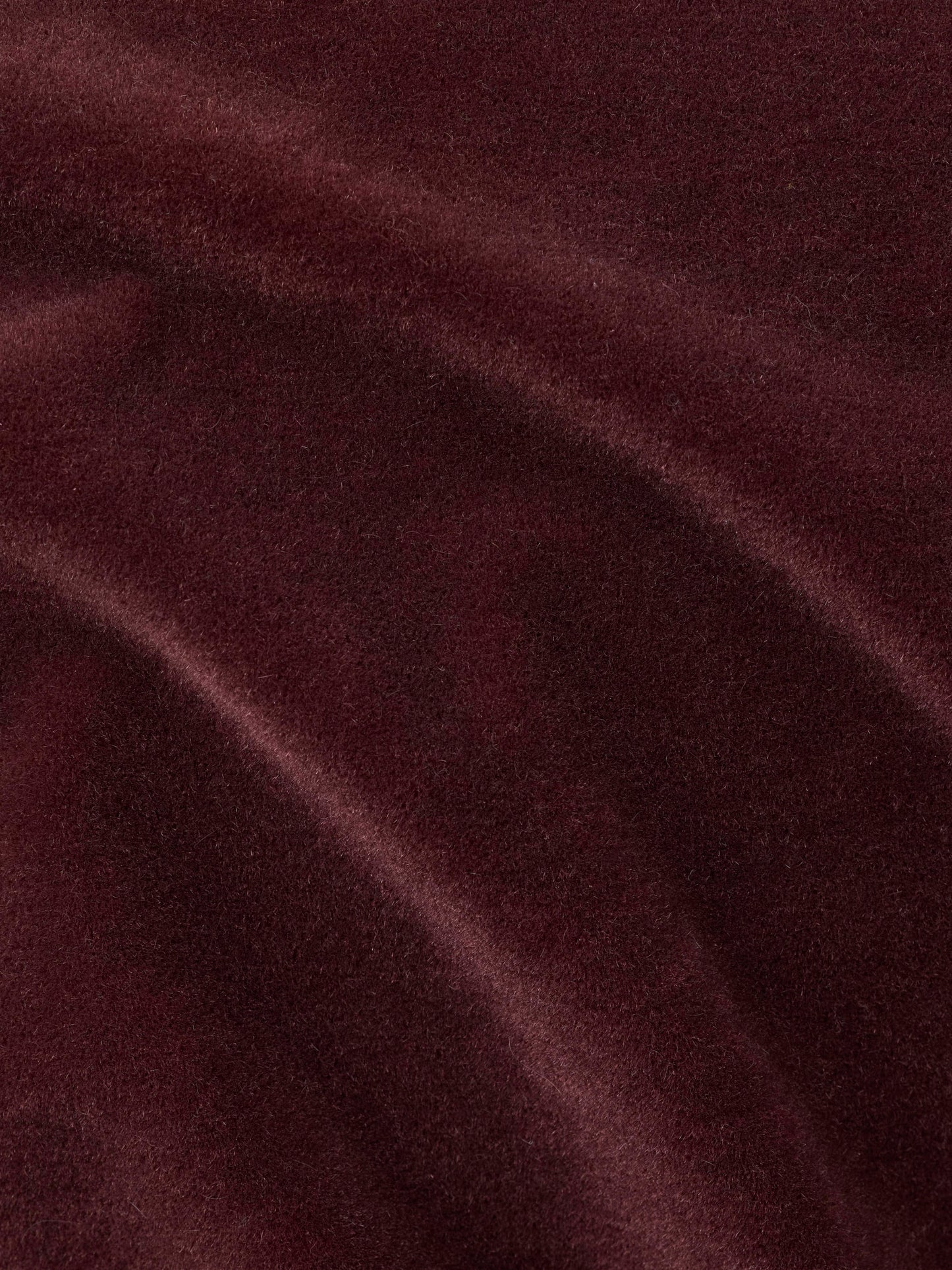 Aubergine mohair velvet