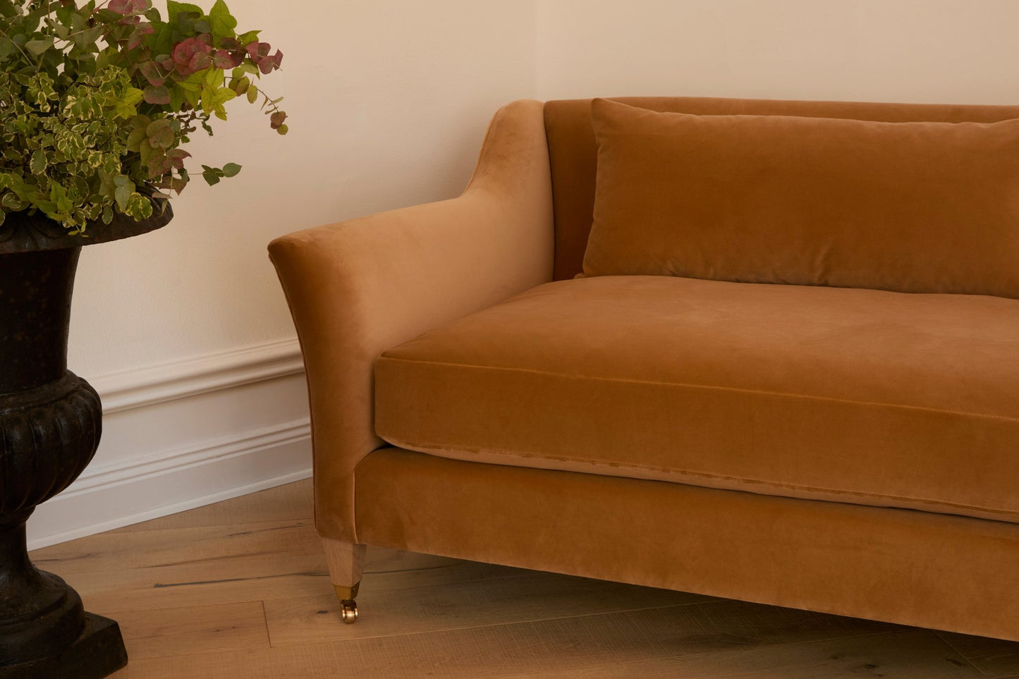 Caramel cotton velvet - Marie - Louise Sjögren