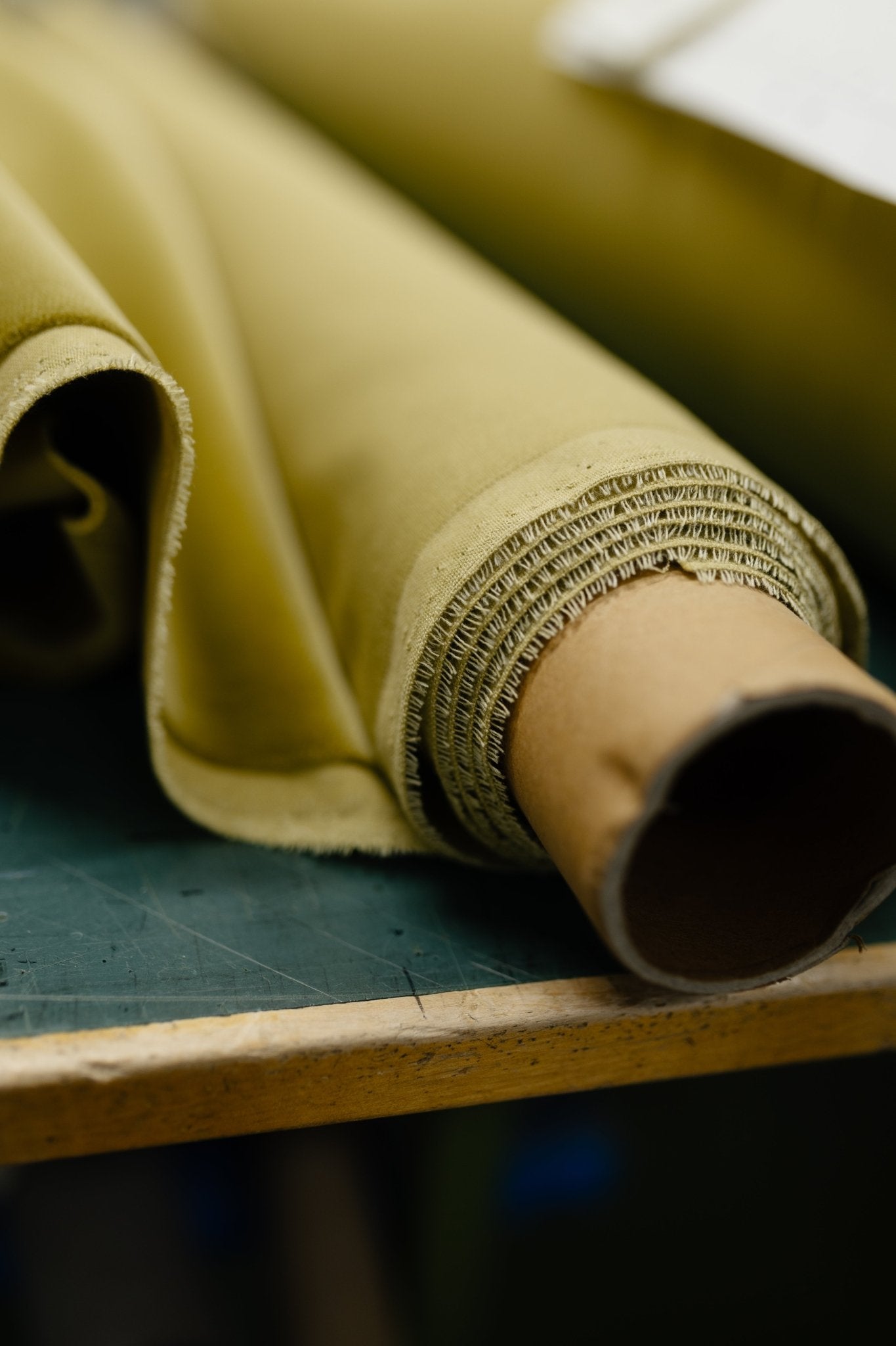 Emerald cotton velvet - Marie - Louise Sjögren