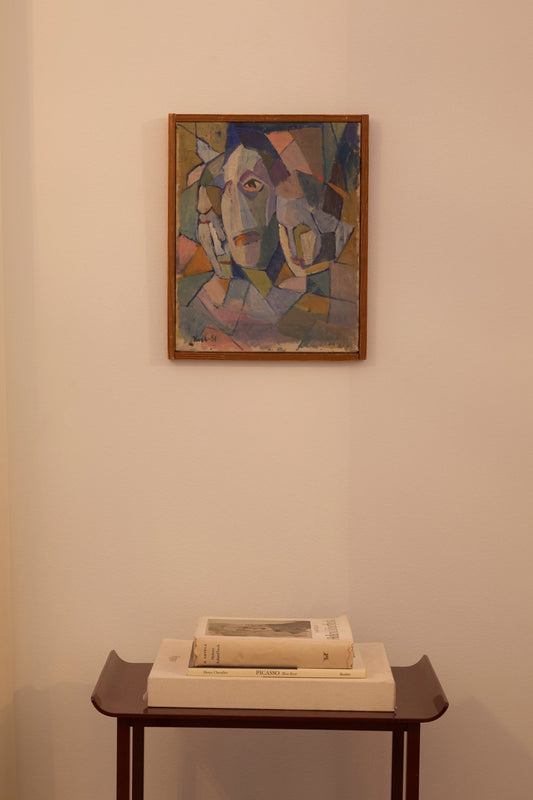 1950s Cubist Cortrait - Marie - Louise Sjögren