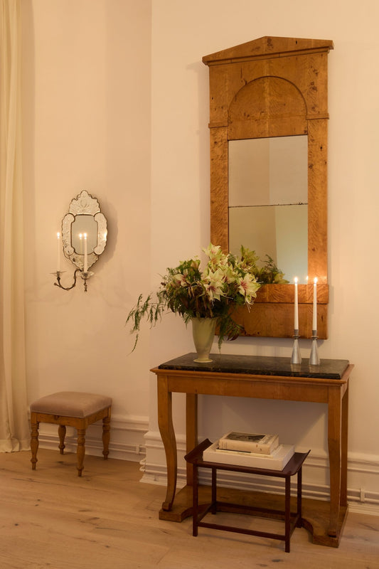 Mirror with console table (Sweden early 19th century) - Marie - Louise Sjögren