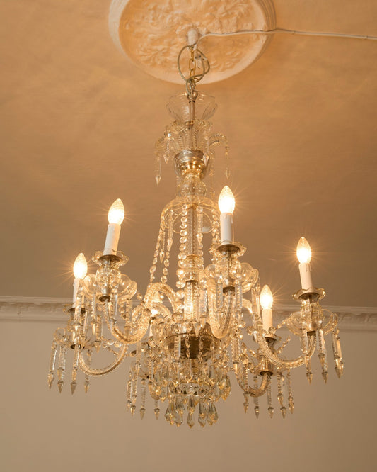 Bohemian glass chandelier - Marie - Louise Sjögren