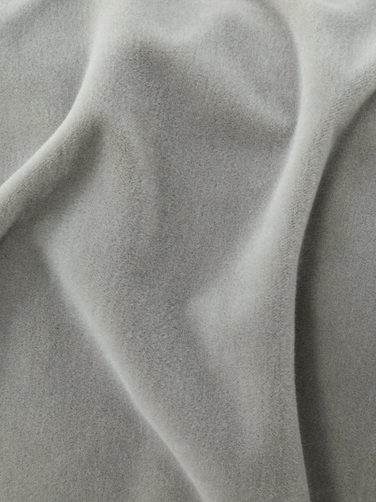 Stone Mohair Velvet
