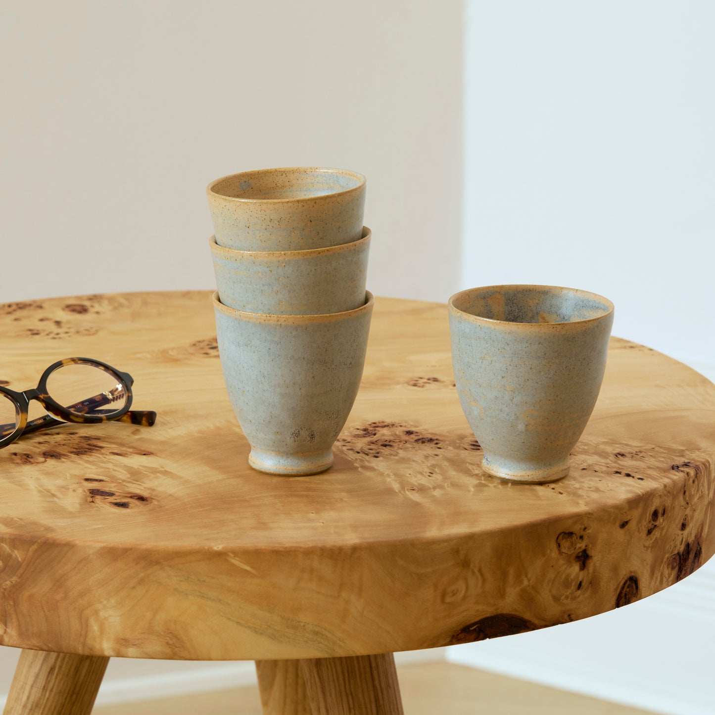 Set of four cappuccino cups