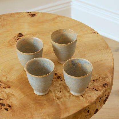 Set of four cappuccino cups