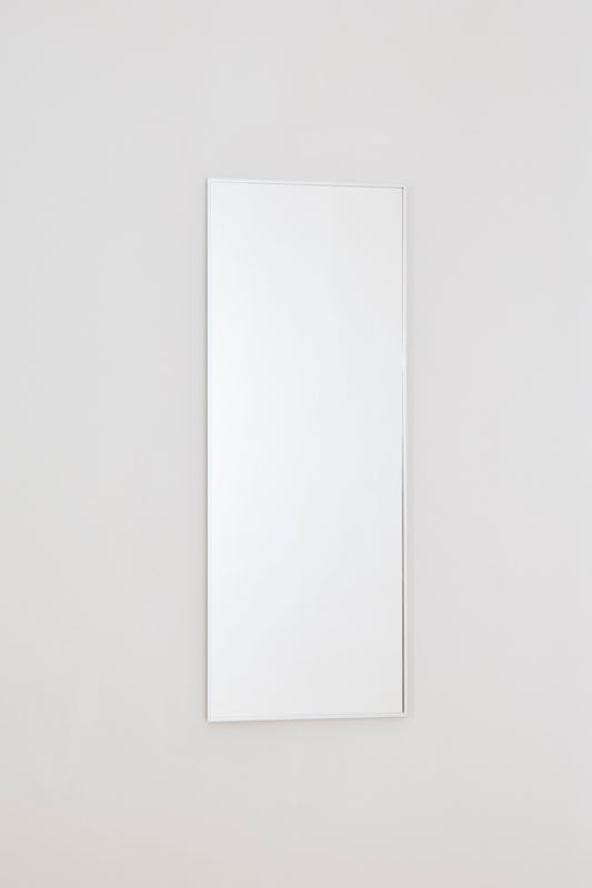 Small chrome mirror